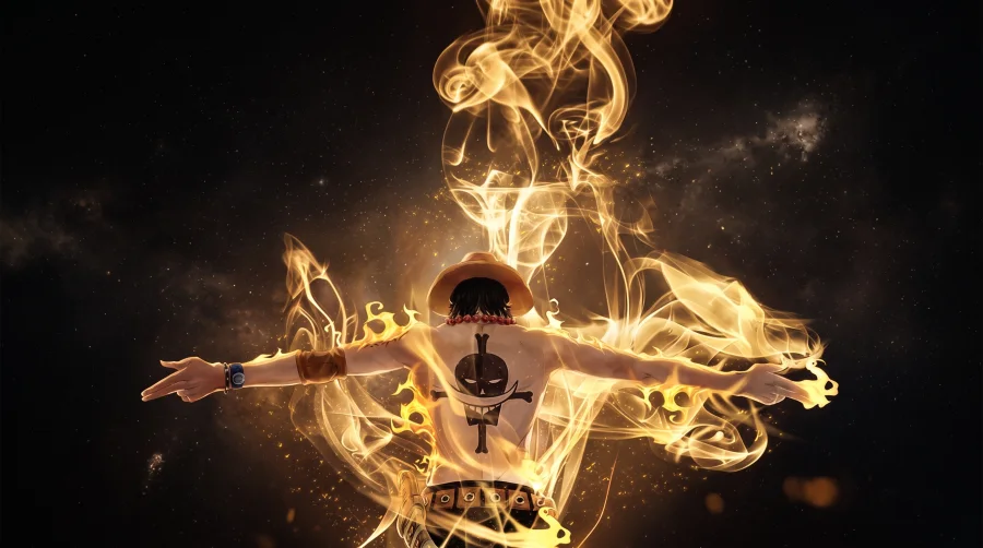 Portgas D. Ace 4K Desktop & Mobile Wallpaper | One Piece