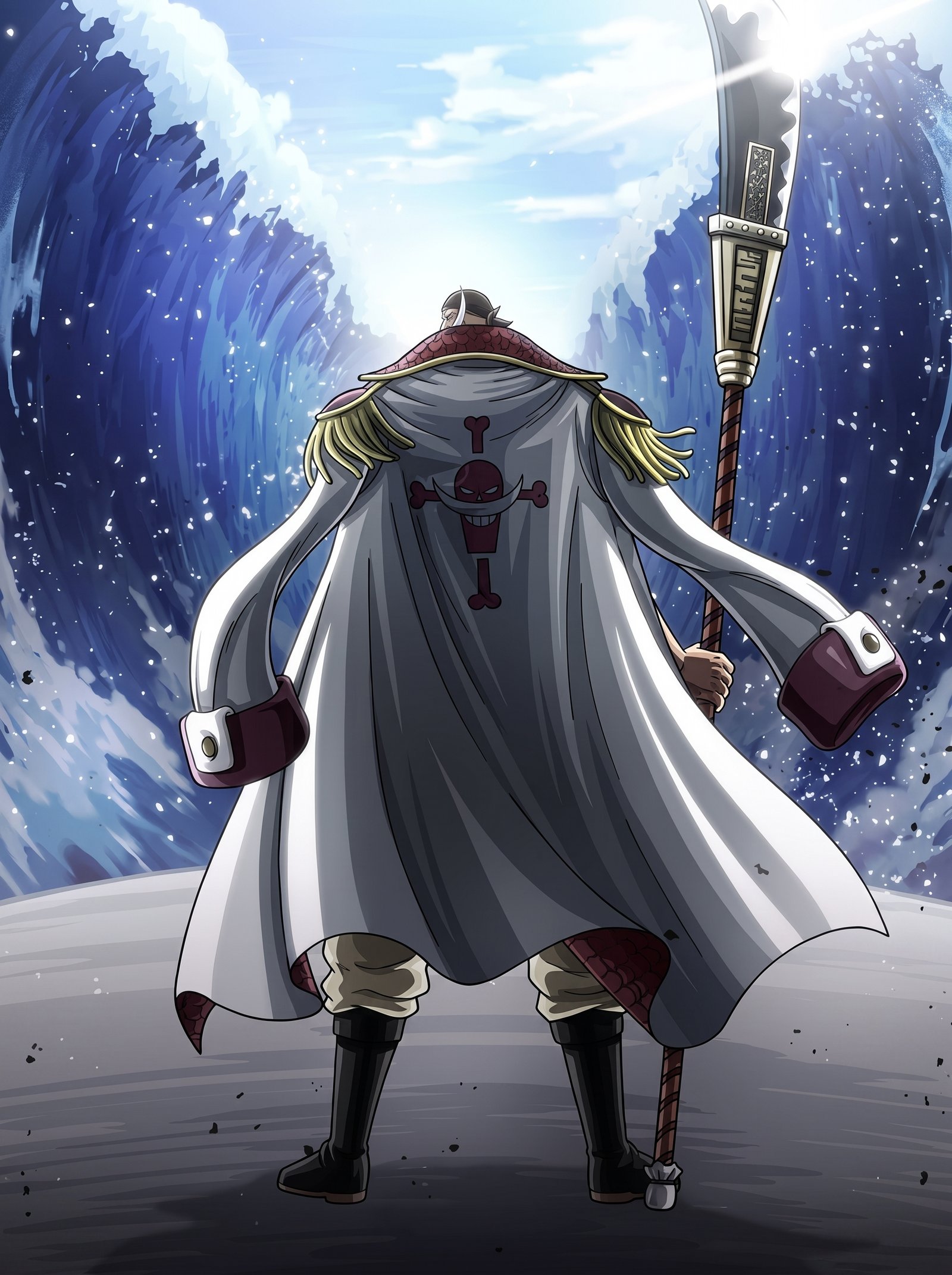 Whitebeard 4K Wallpaper - Edward Newgate HD Background | AniCanvas