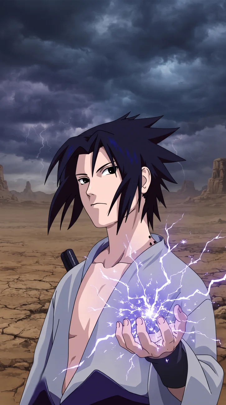 Sasuke Uchiha Sharingan 4K Wallpaper
