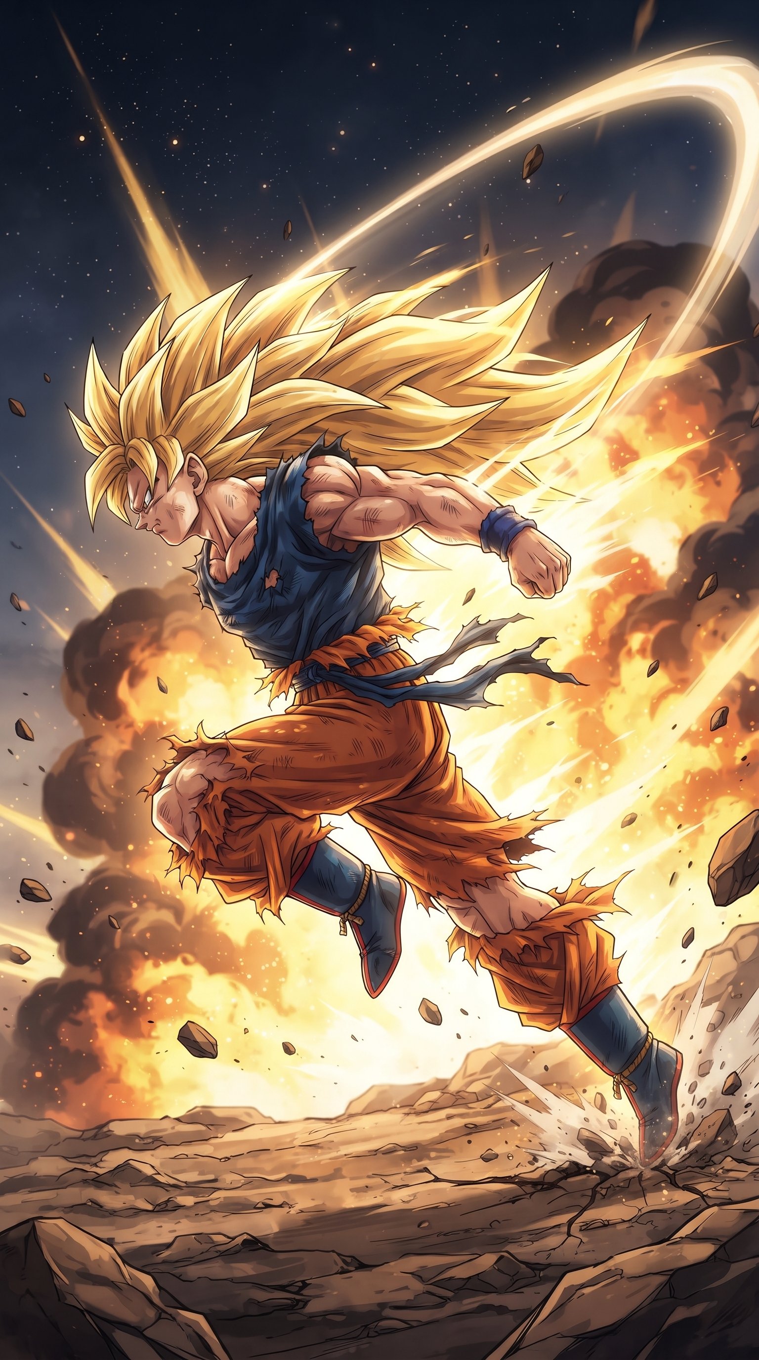 Goku Super Saiyan 4K Wallpaper