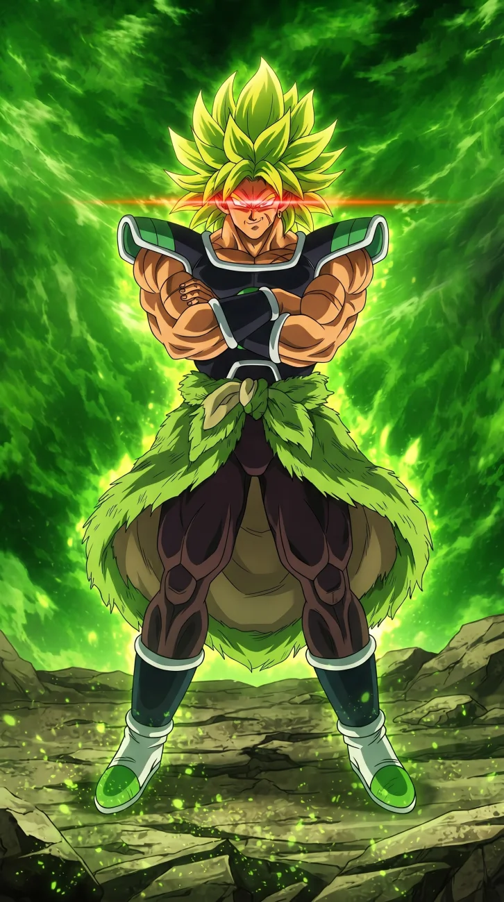 Broly 4K Anime Wallpaper for Desktop and Mobile