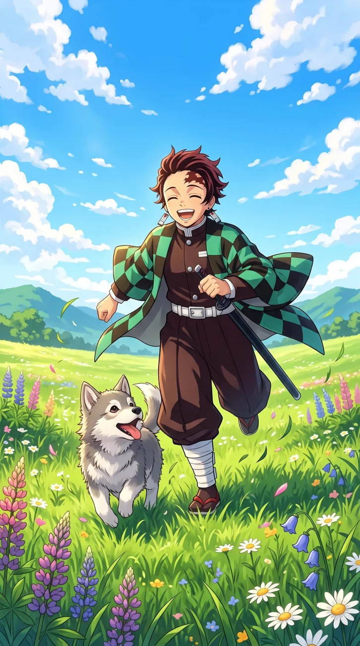 Tanjiro Kamado 4K Wallpaper | Demon Slayer Anime Background