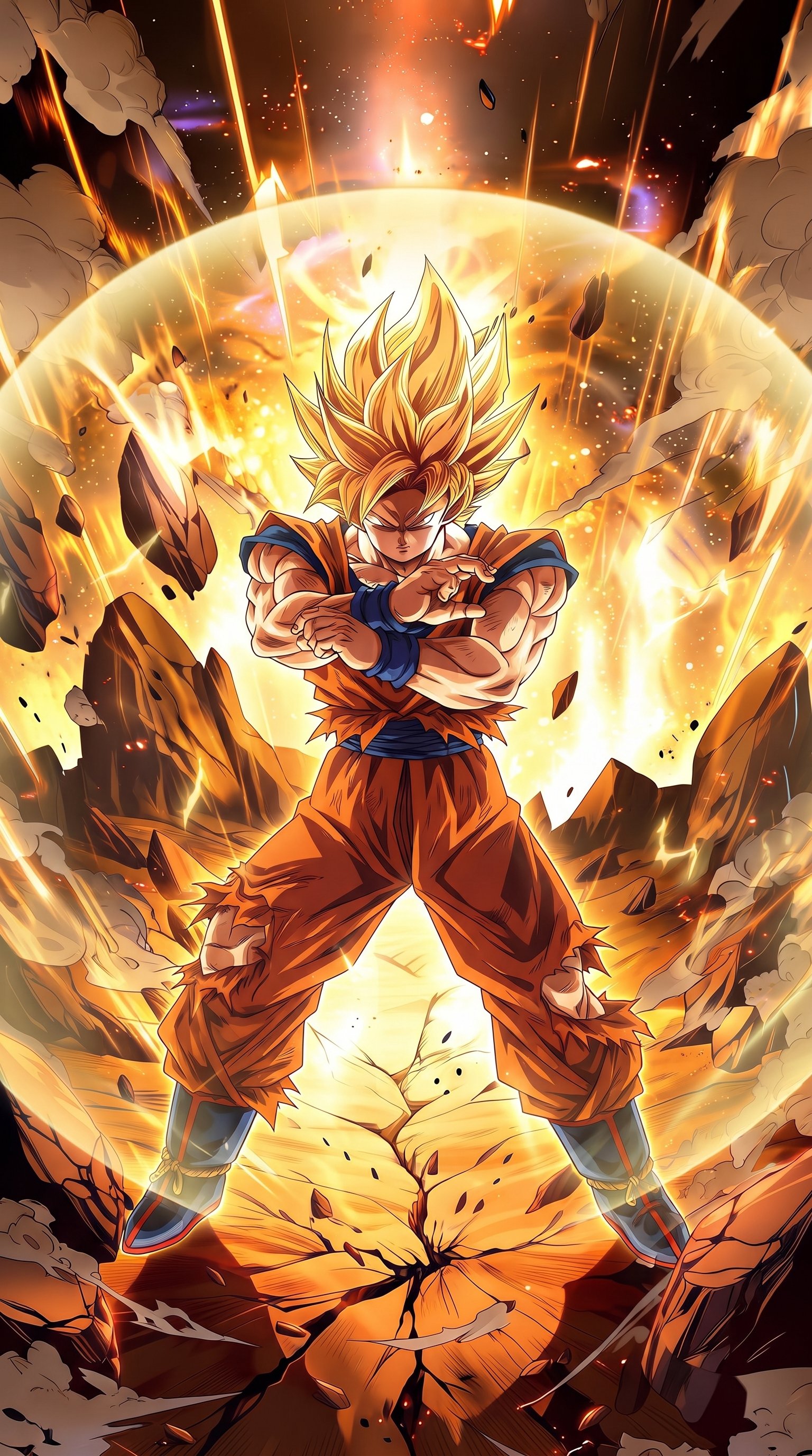 Goku Super Saiyan 4K Wallpaper