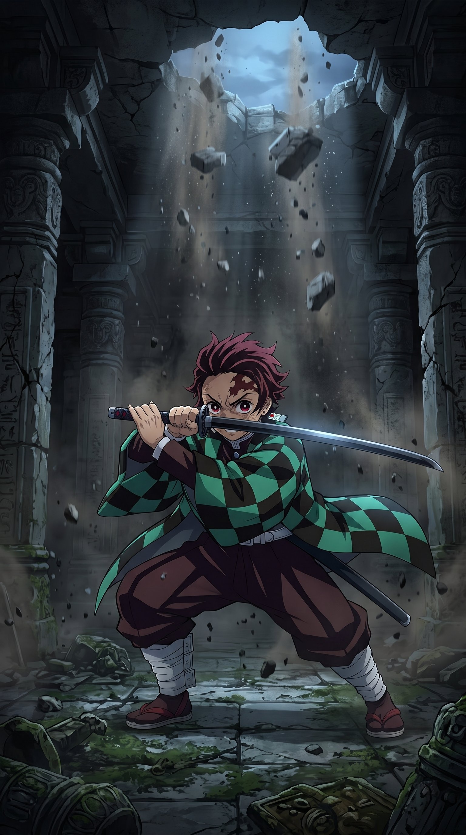 Find ultra-HD Tanjiro anime backgrounds in 4K resolution. Perfect for Demon Slayer fans looking for high-quality phone and desktop wallpapers.