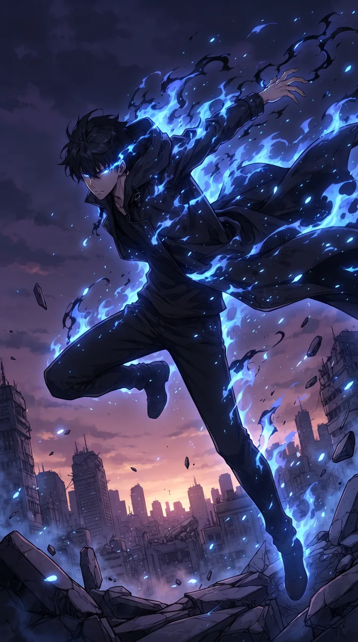 Sung Jin Woo 4K Anime Art