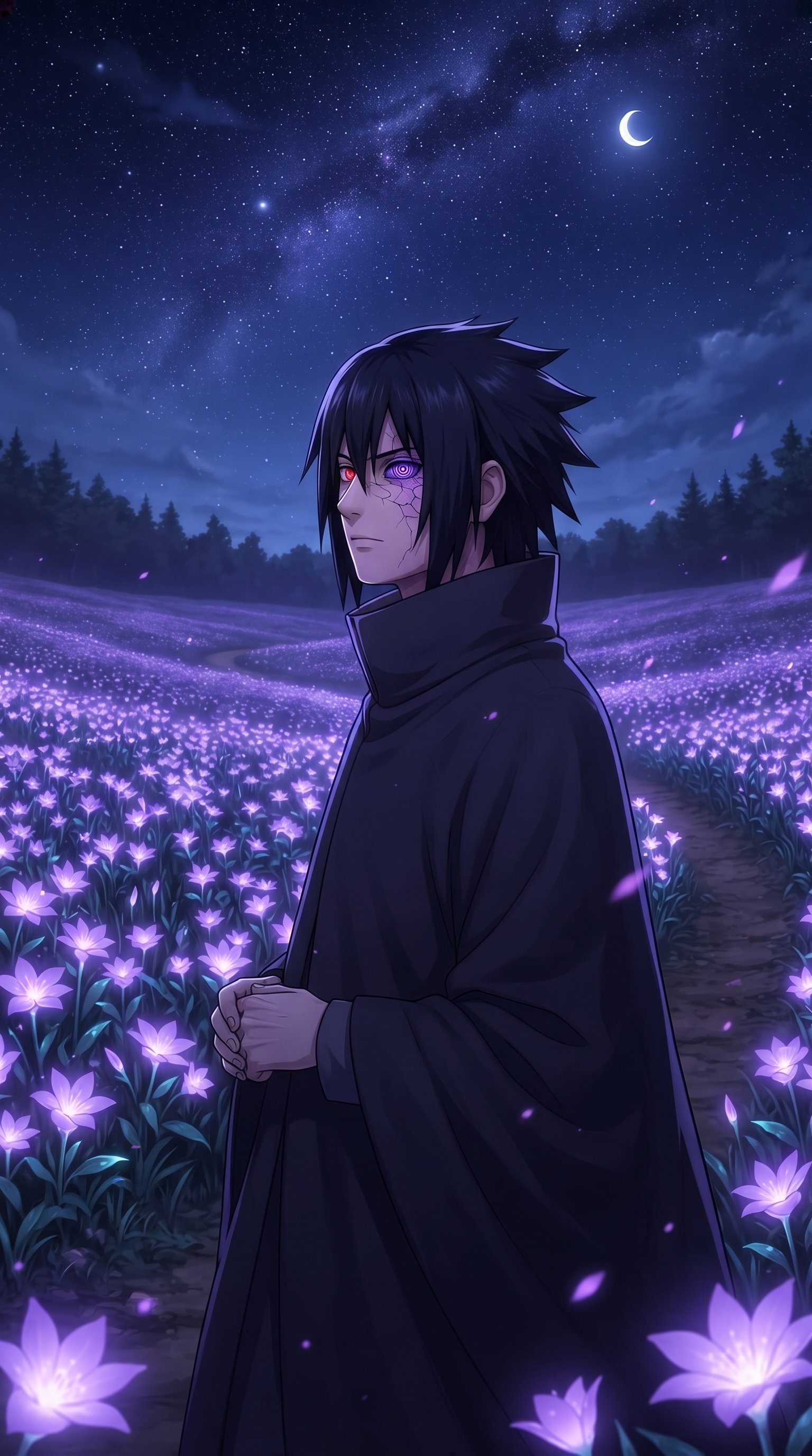 Sasuke Uchiha Sharingan 4K Wallpaper