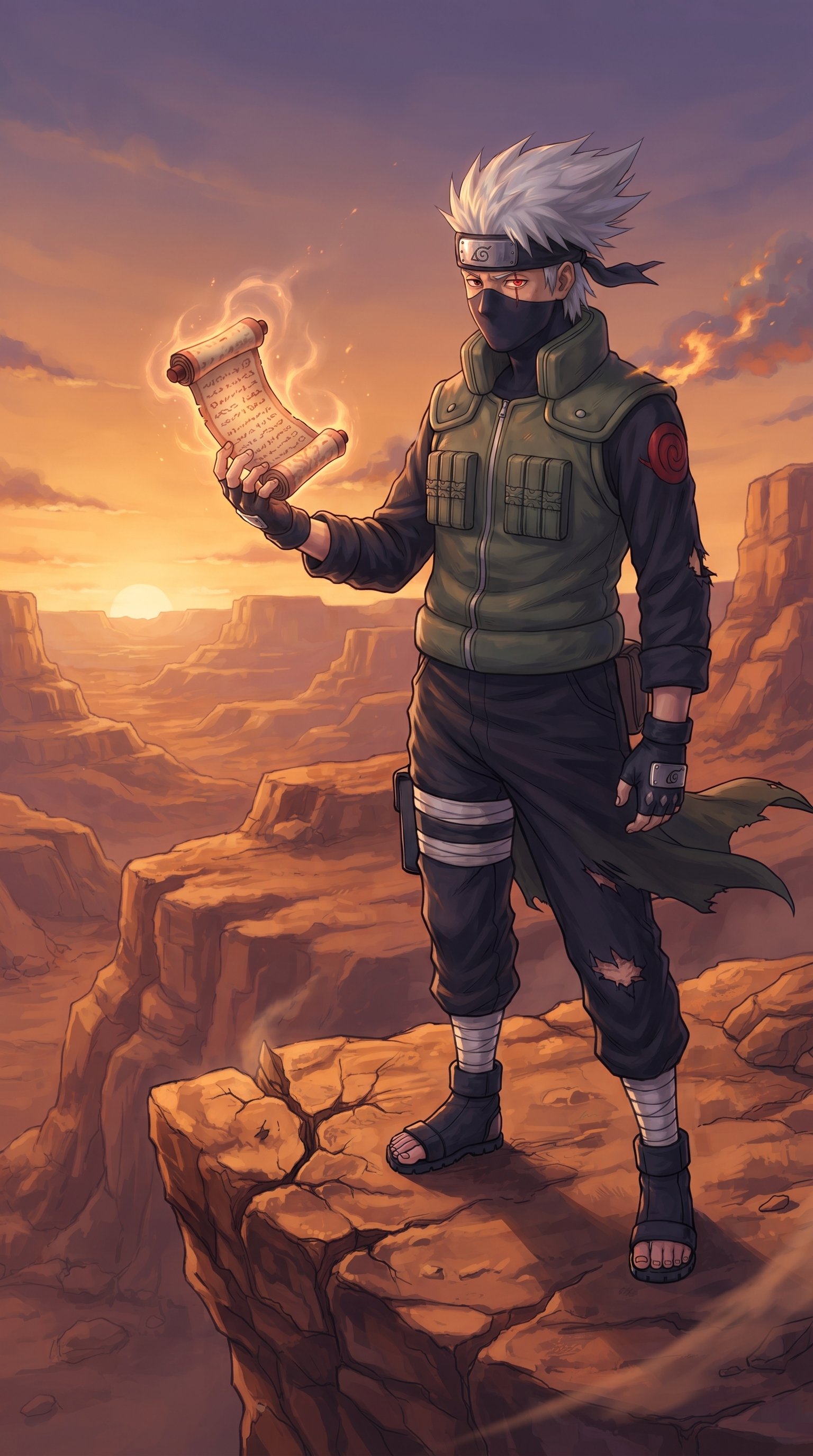 Kakashi Hatake 4K HD Anime Wallpaper