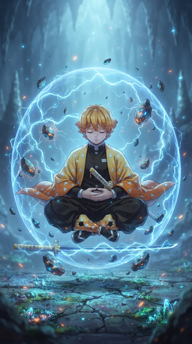Zenitsu Agatsuma Demon Slayer Wallpaper in High Quality